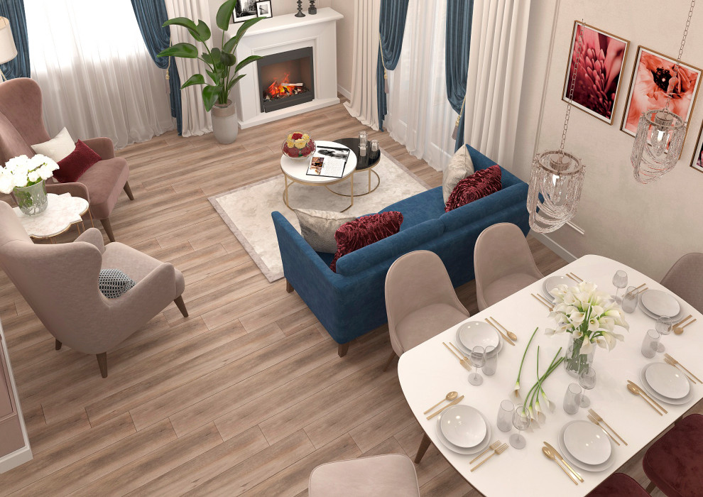 Дизайн-проект двухуровневой квартиры. г.Калининград