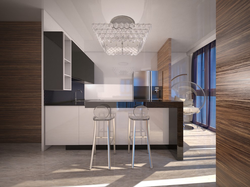 Квартира в стиле Хай-тек