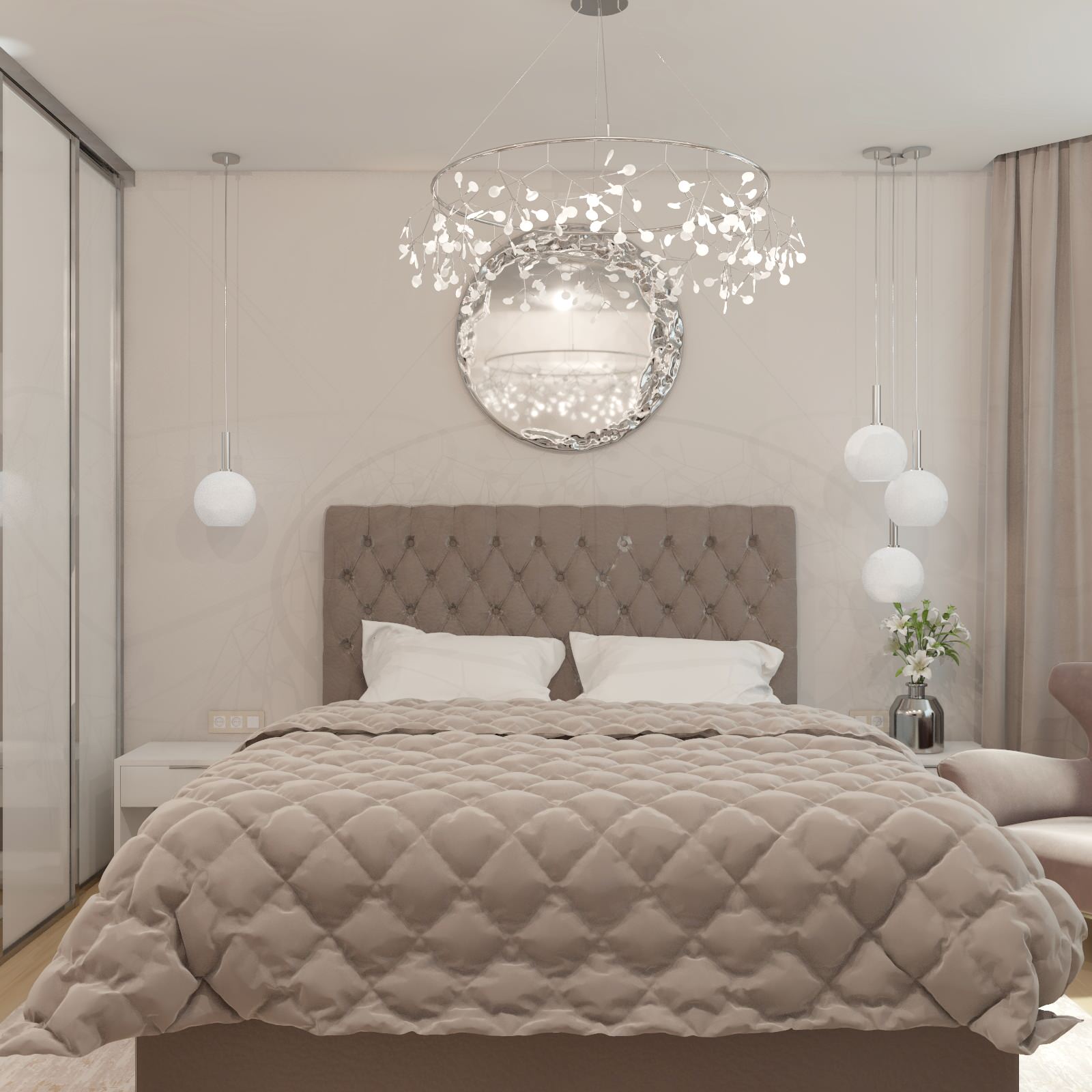 Современная квартира в ЖК 4 Сезона