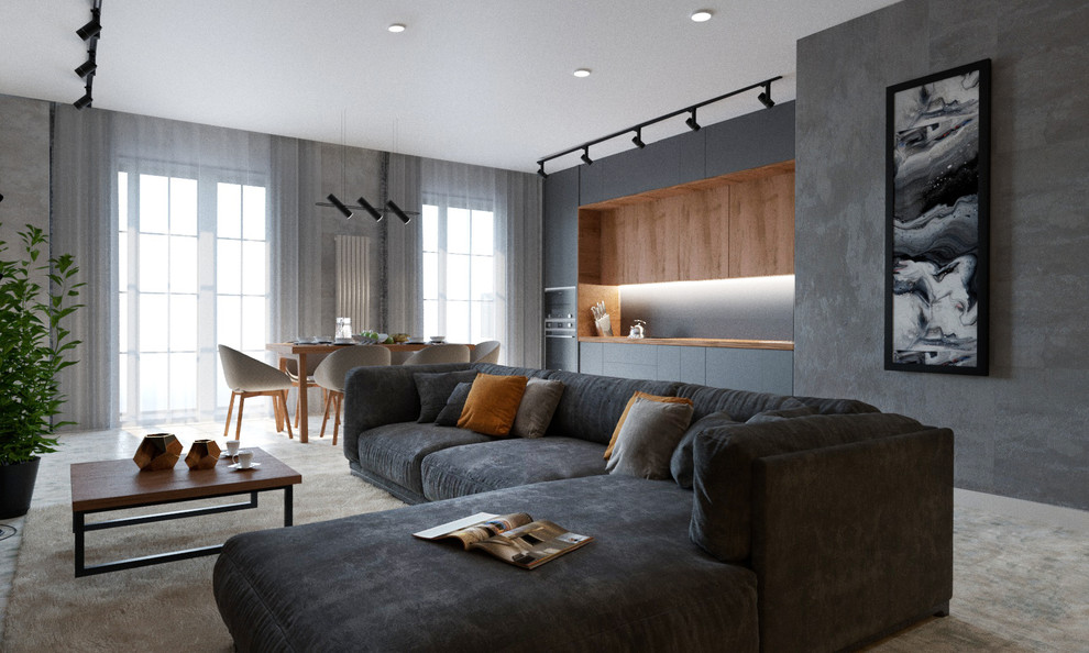 Обложка проекта: ГОРОДСКАЯ БЕРЛОГА В СОВРЕМЕННОМ СТИЛЕ