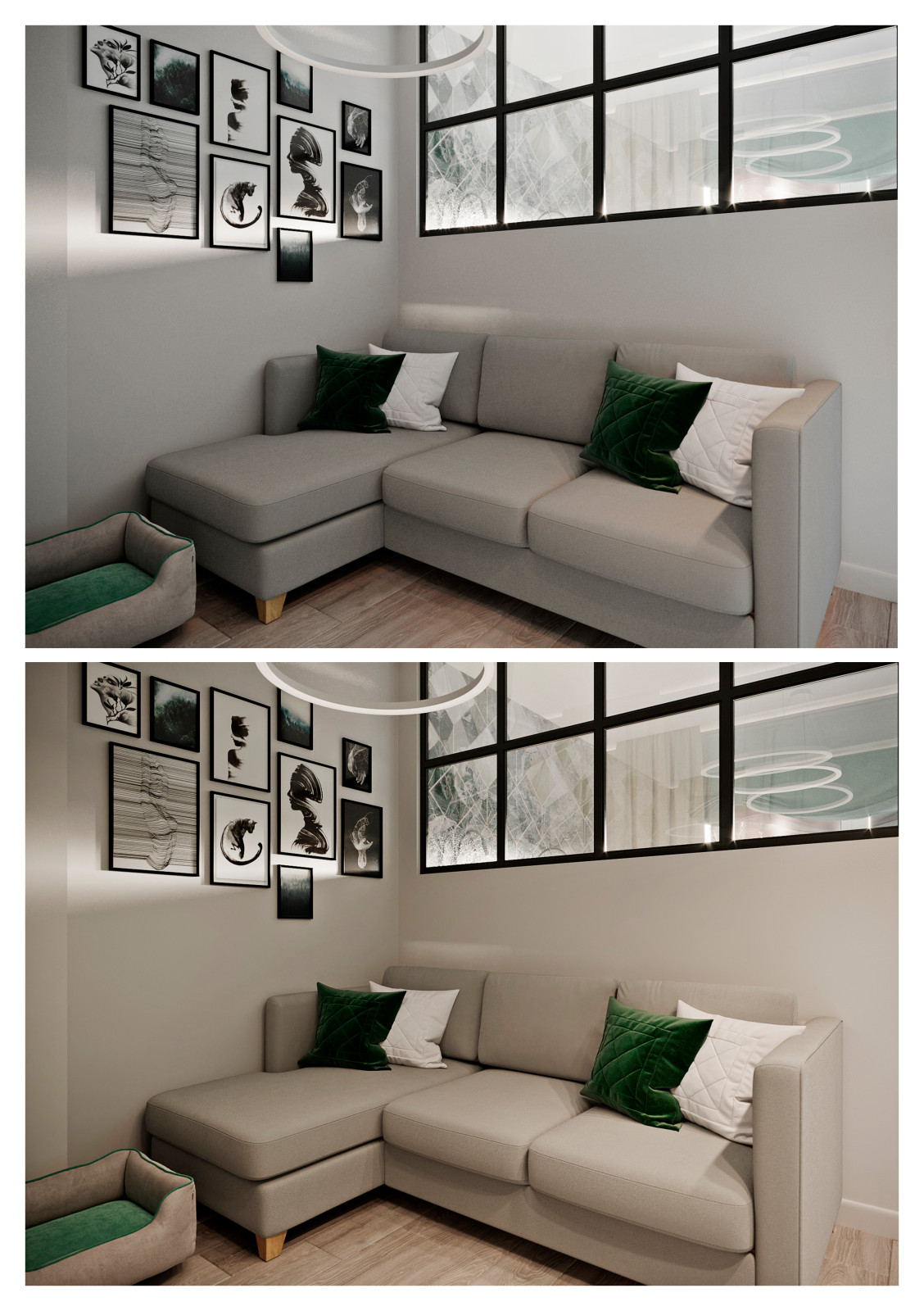 Двухкомнатная квартира для семьи в ЖК Загорье