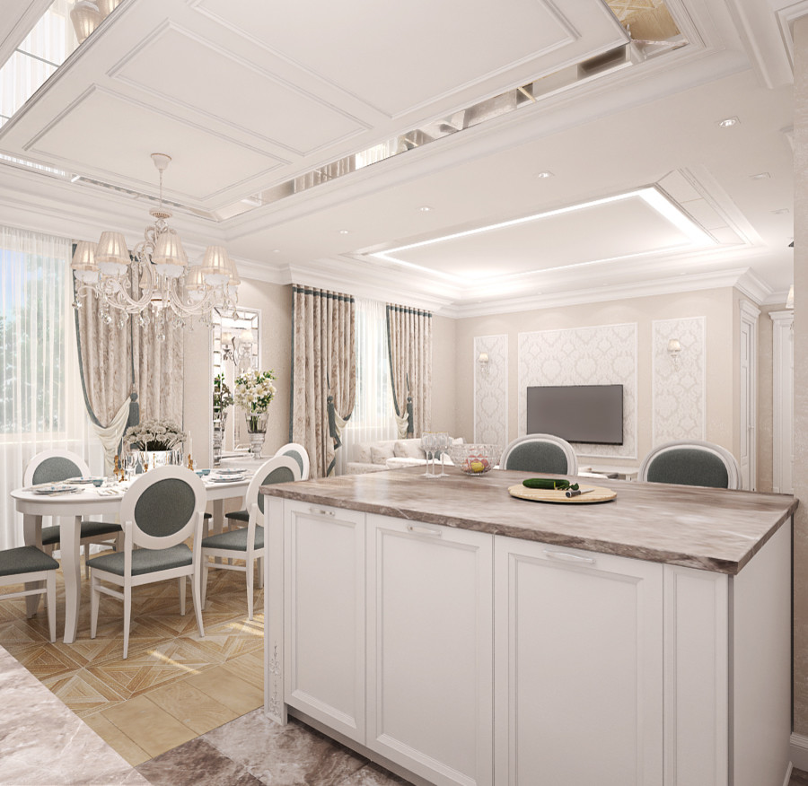 Проект интерьера в г. Новосибирск ЖК переулок бульварный