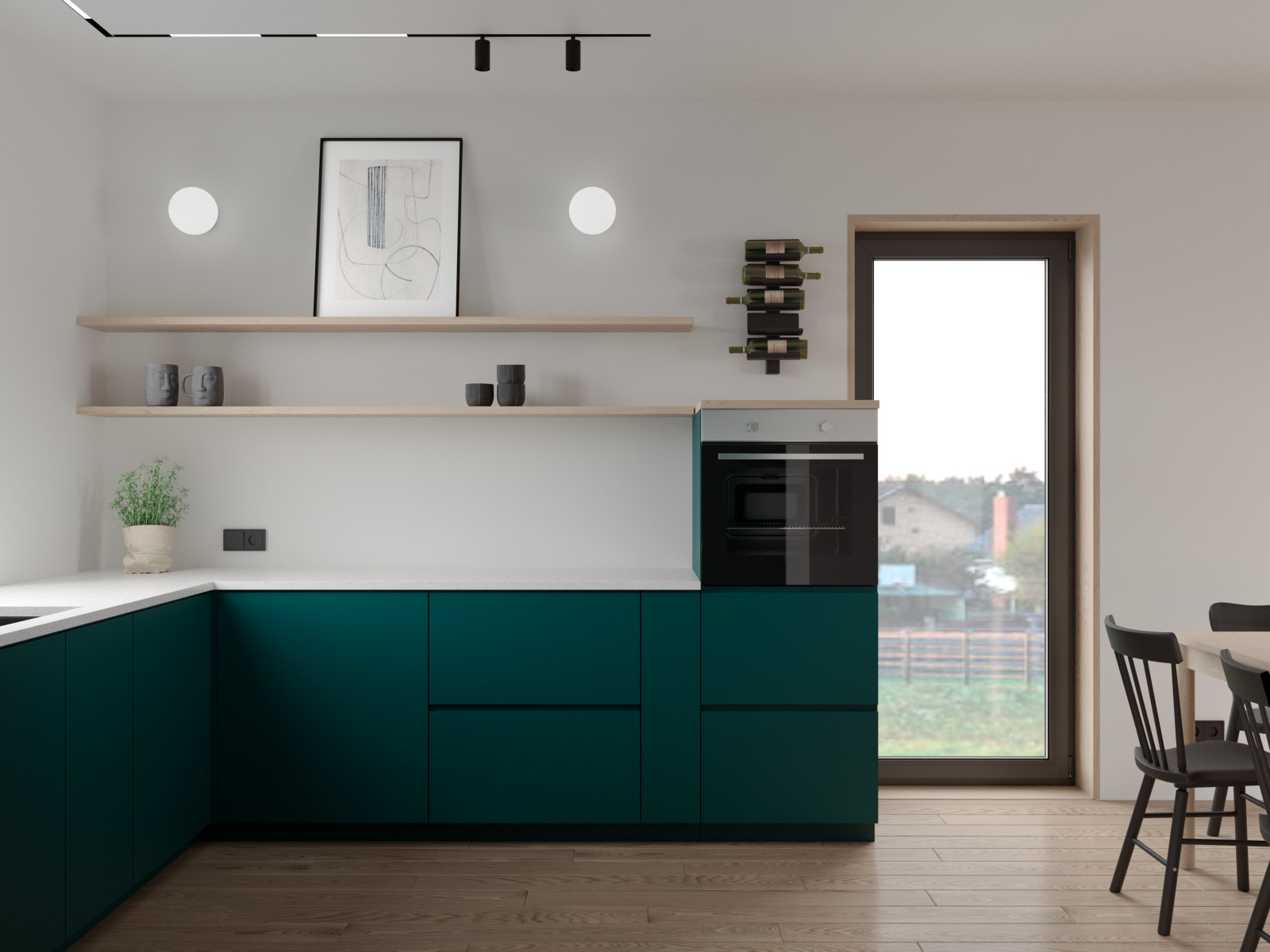 Апельсиновый диван в современном интерьере