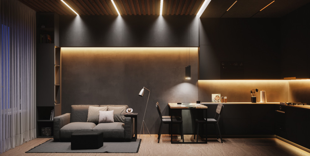 Квартира в серых тонах