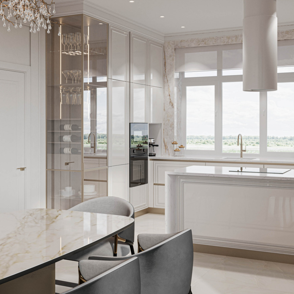 Дом в стиле неоклассика 260 м2