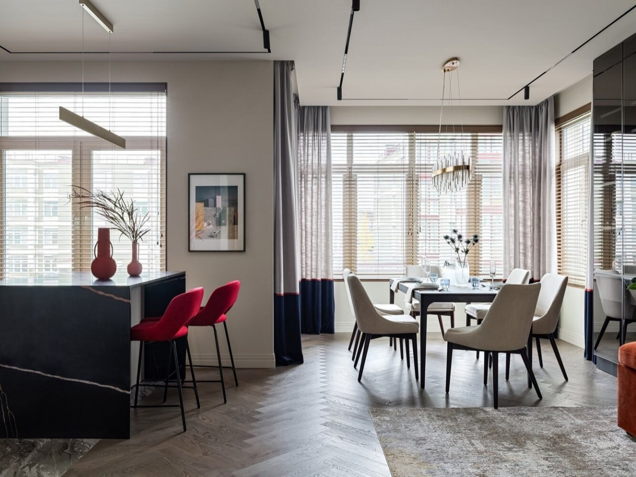 Дизайн-проект квартиры 100м² для семьи с двумя детьми