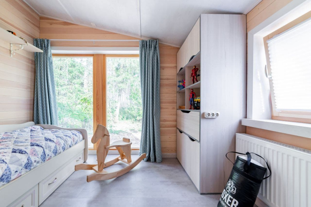 Детская комната с мебелью для двоих детей