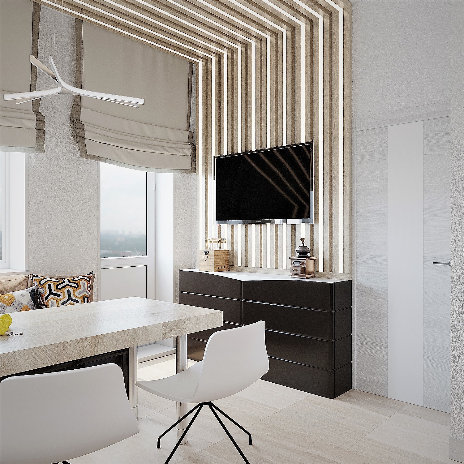 Квартира в современном стиле ул.Ошарская, д.80