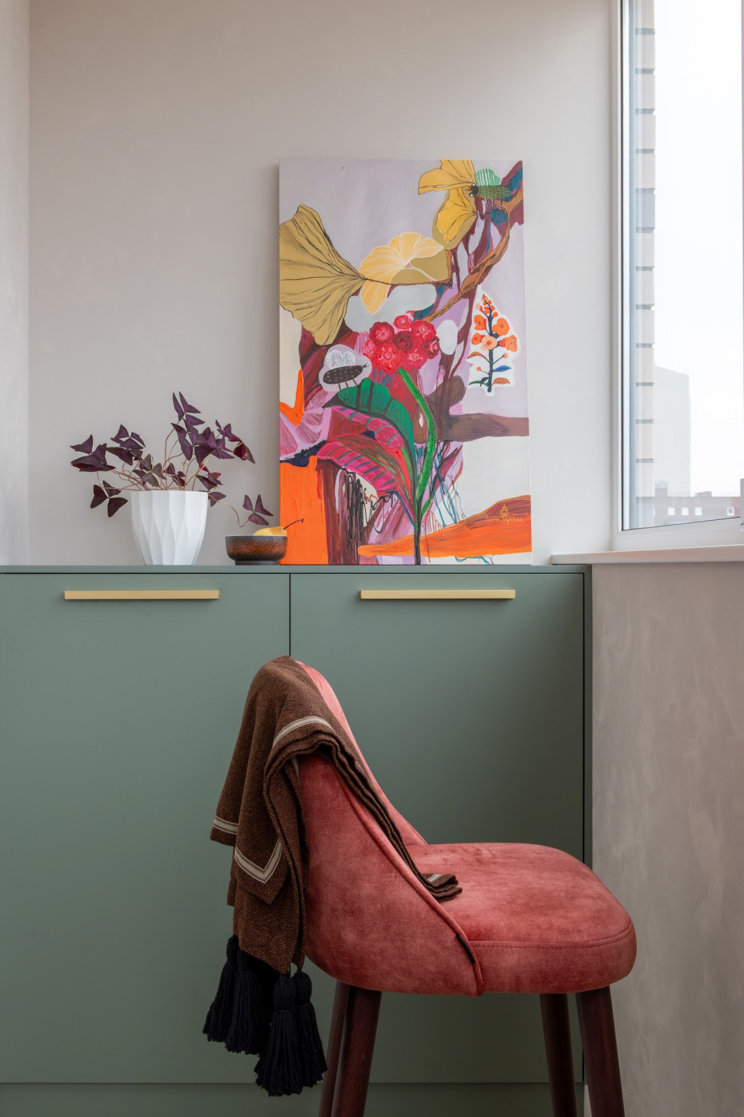 Реализованный проект квартиры "Фисташка"