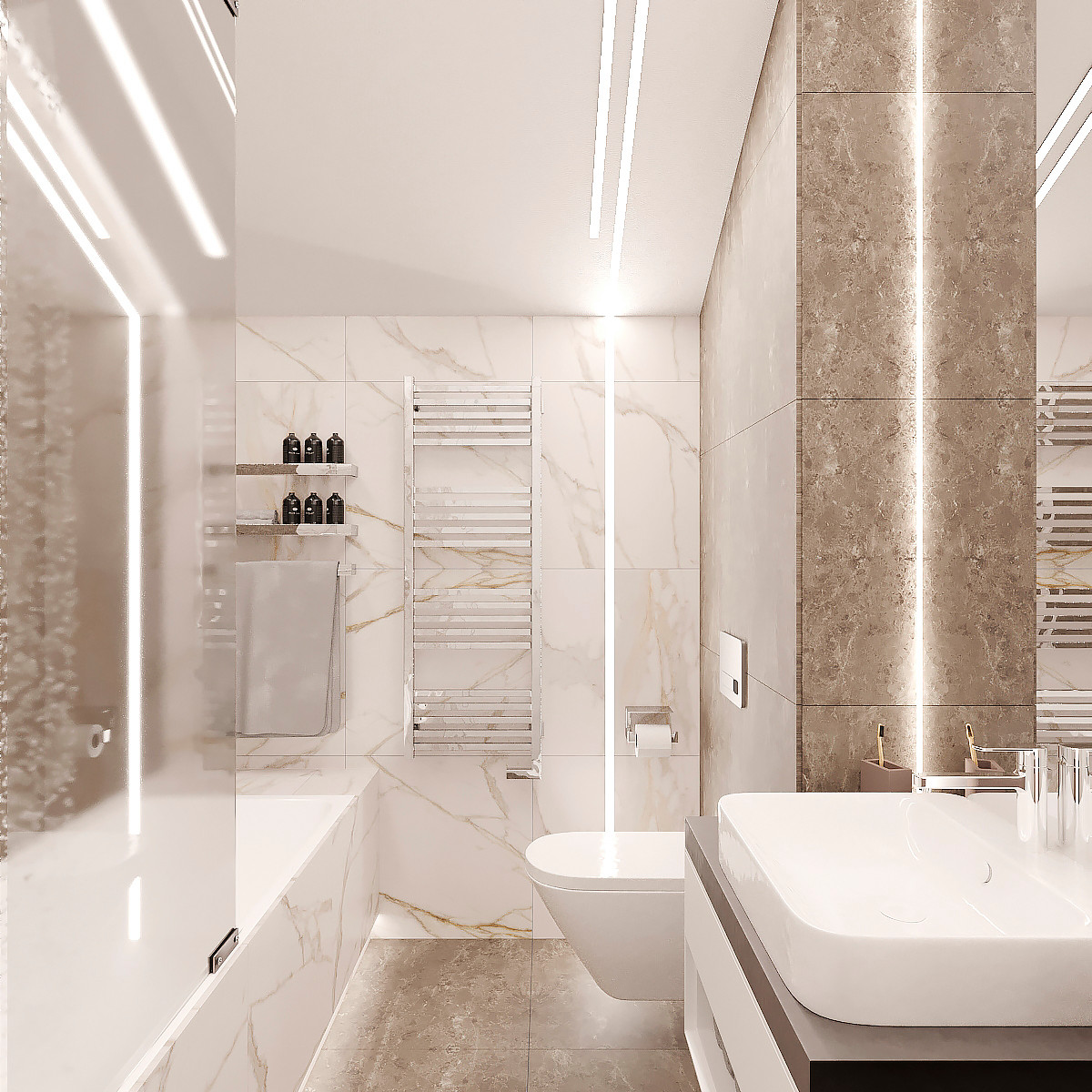 Семейные ценности. Ванная комната.