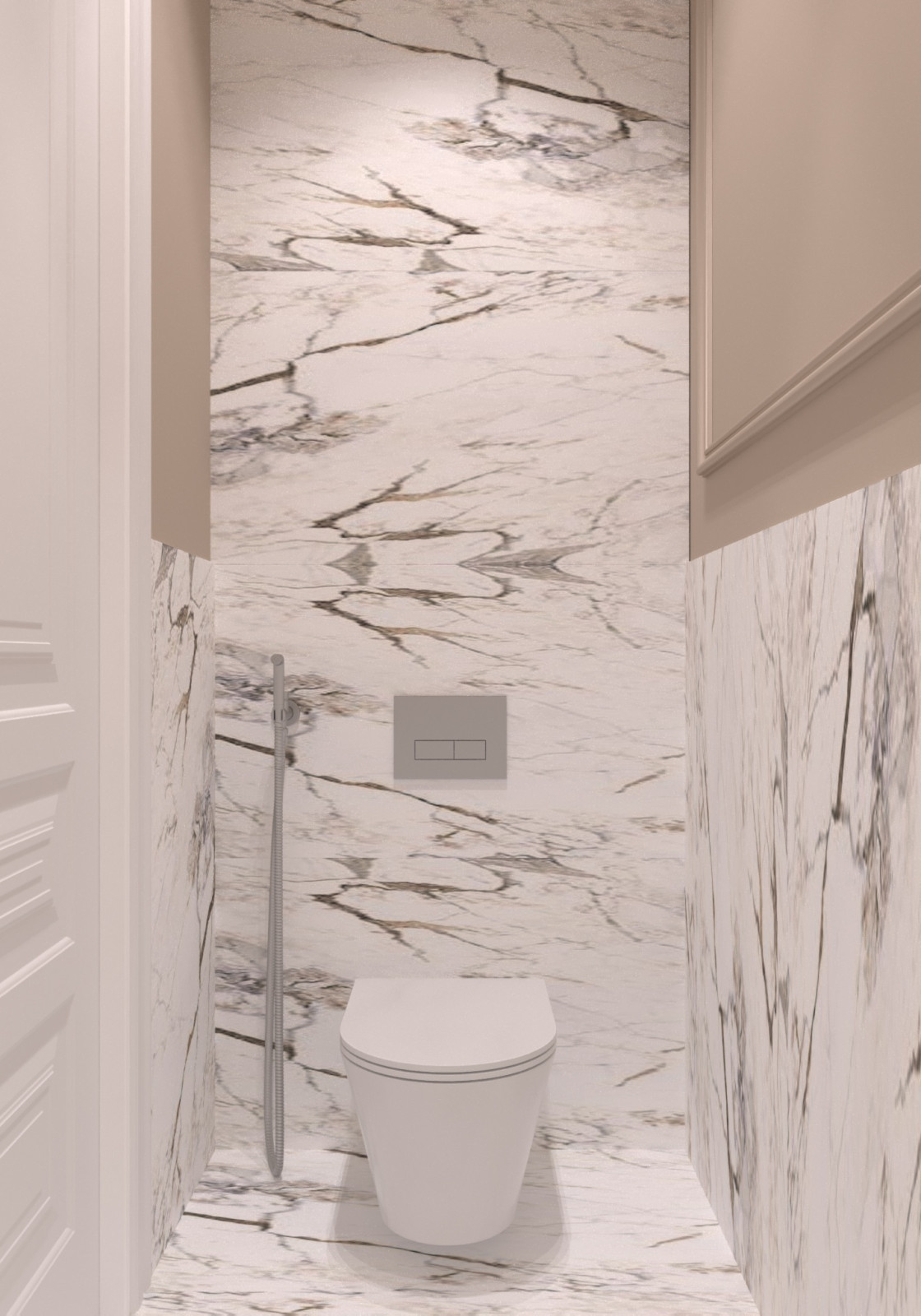 Кухня-гостиная в квартире 160 м2 в ЖК LIVE-Кутузовский.