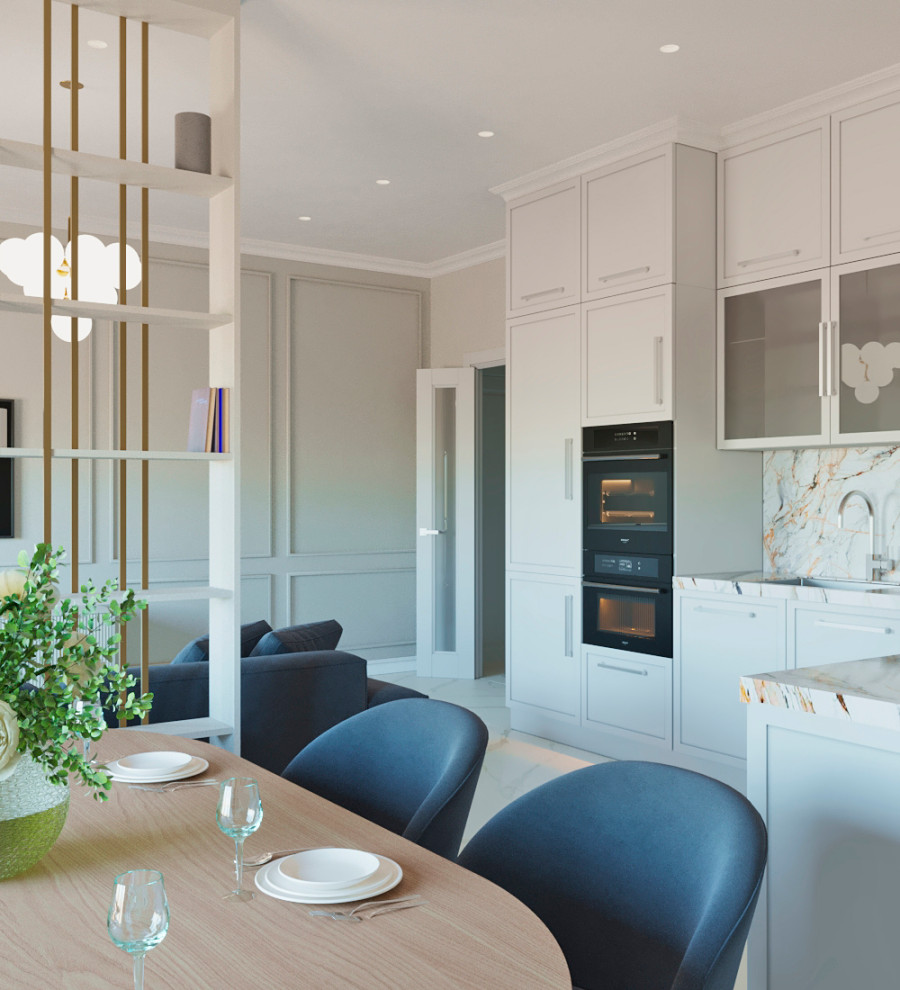 Квартира в стиле неоклассика в ЖК FAMILIA