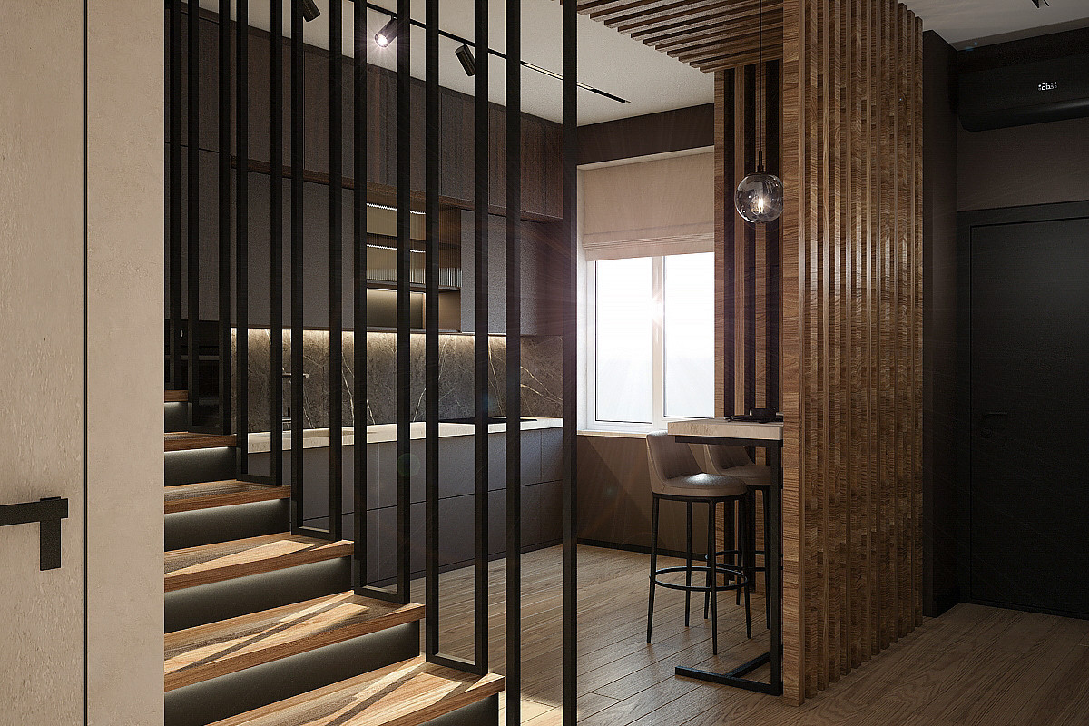 Обложка проекта: Кухня-гостиная