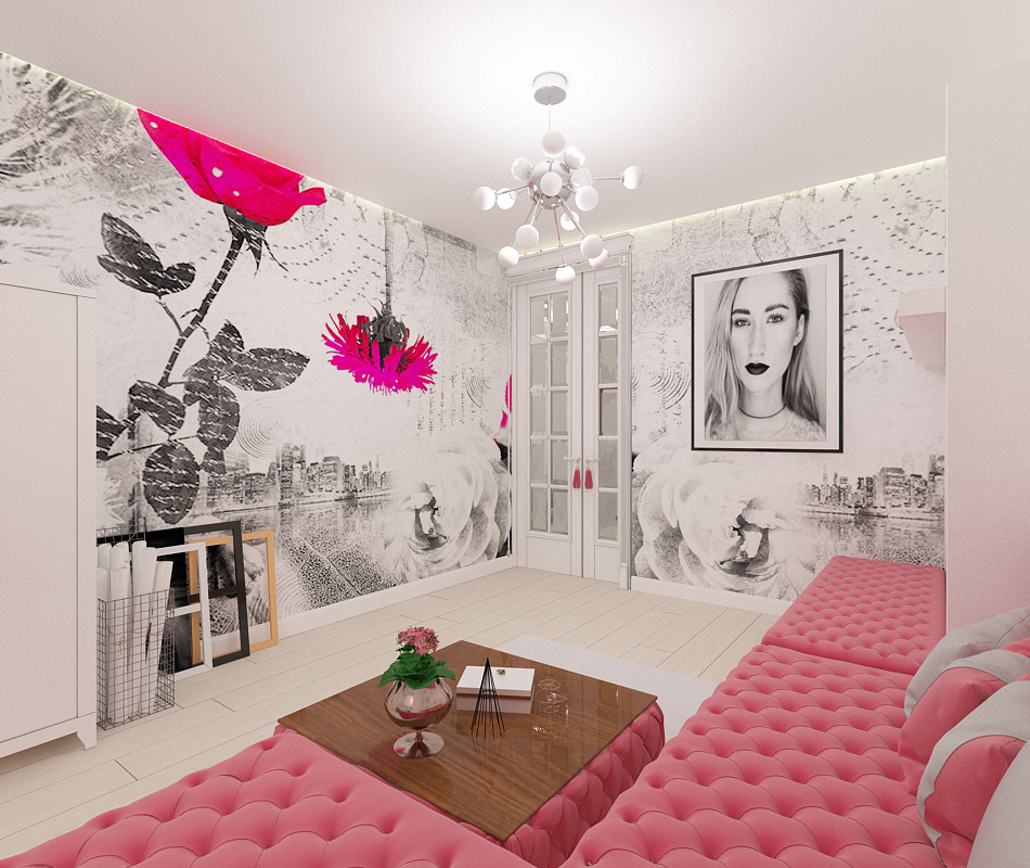 Дизайн проект спальни Барнаул Приречная 2а