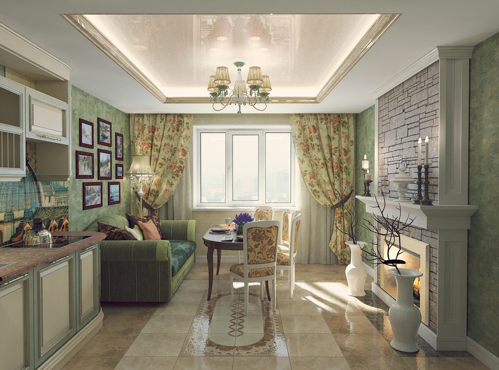 Дизайн квартиры с элементами классики в г. Екатеринбурге