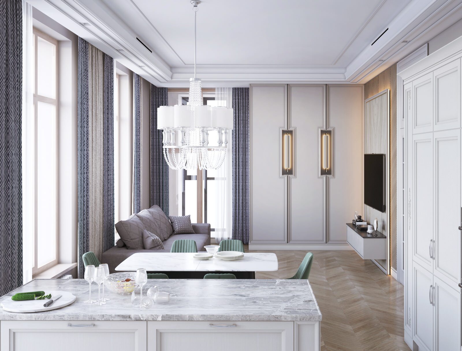 Обложка проекта: Квартира в ЖК Ричмонд