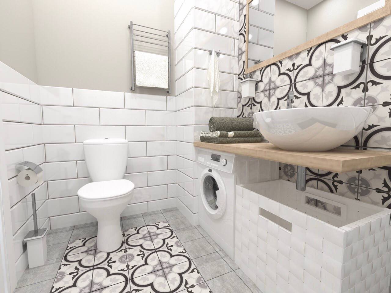 Дизайн интерьера двухкомнатной квартира в новостройке.