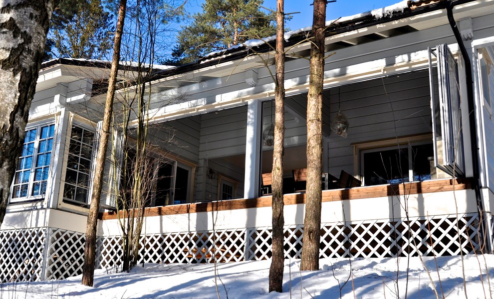 Остекление гостевого дома