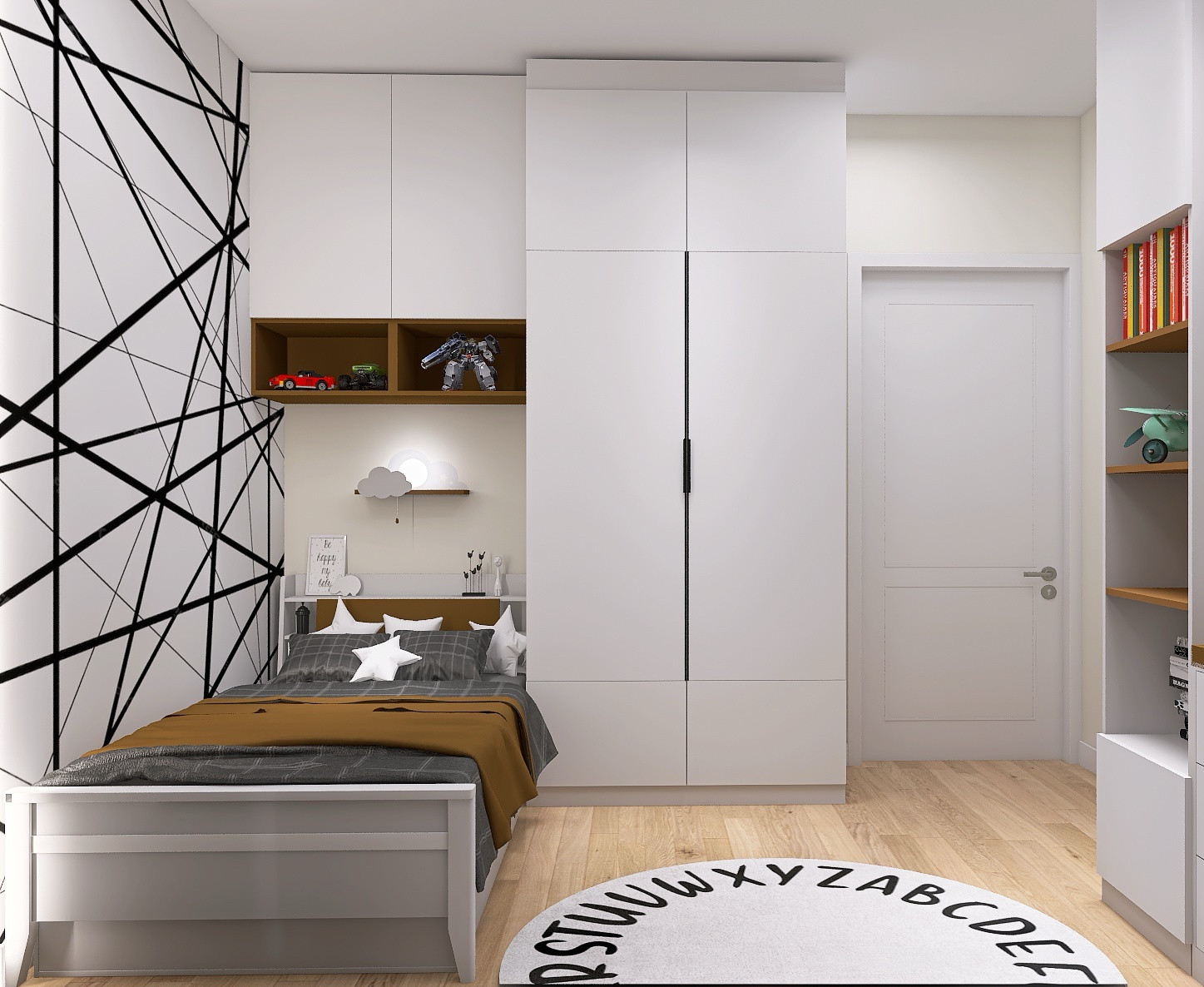 г. Санкт-Петербург. Частичный проект двух детских и спальни