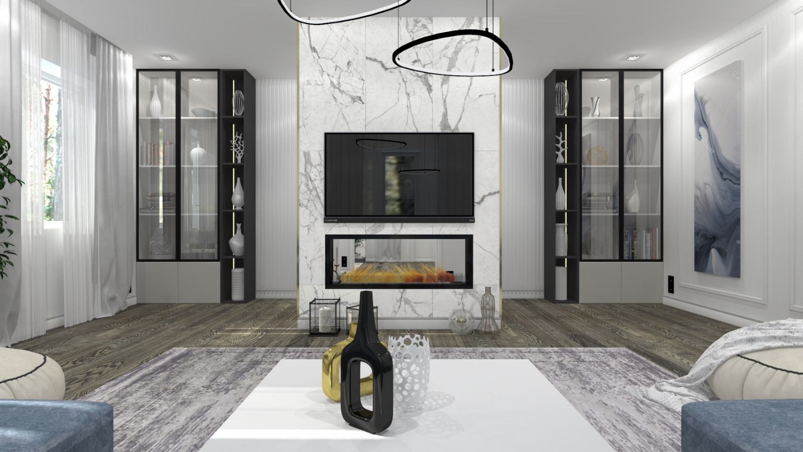 ДОМ В РОСЛАВЛЕ В СИНИХ ОТТЕНКАХ