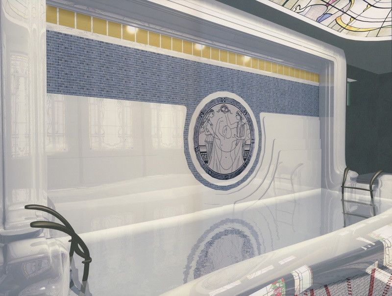 Обложка проекта: Проект комнаты с бассейном