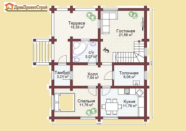 Проект дома № 38