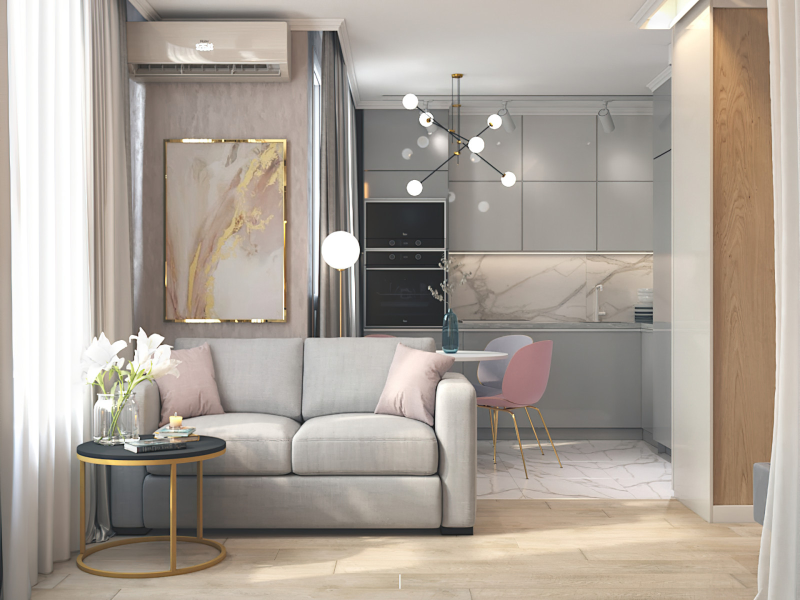 Однокомнатная квартира для девушки