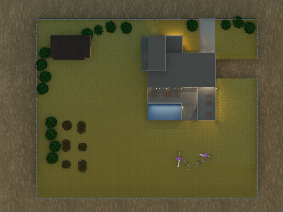 Вилла с бассейном