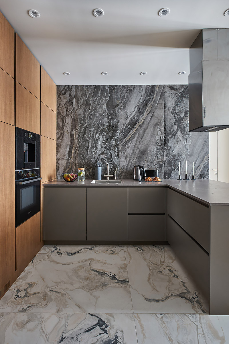 Квартира с необычной кухней, ЖК «Маяк Минска»