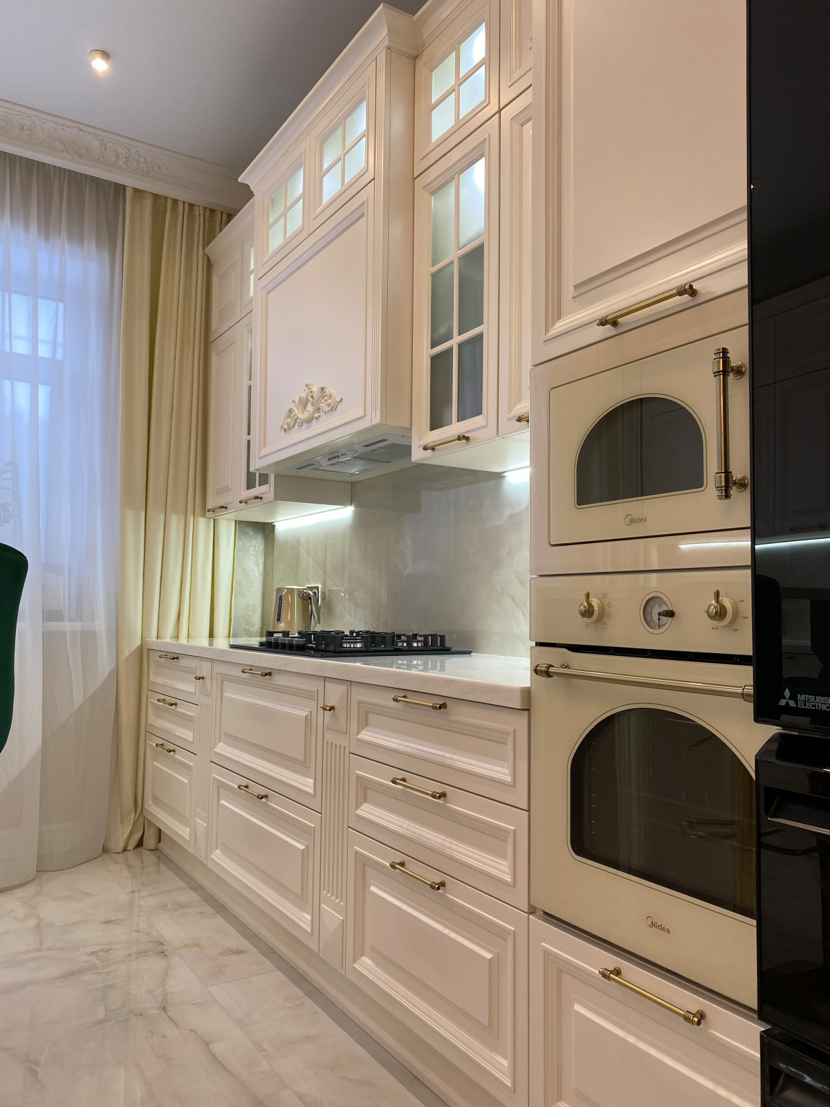 Кухня в частном доме в Подольске