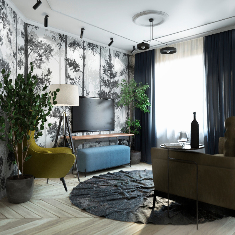 3-комн.(кухня-гостиная)