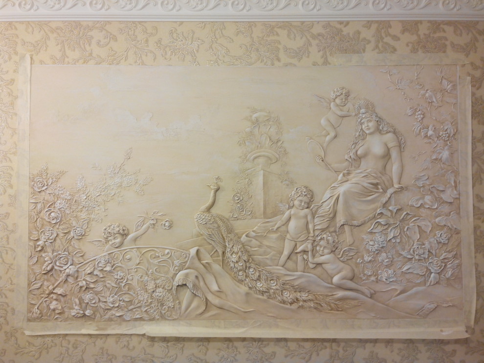 Греко-римские руины, барельеф