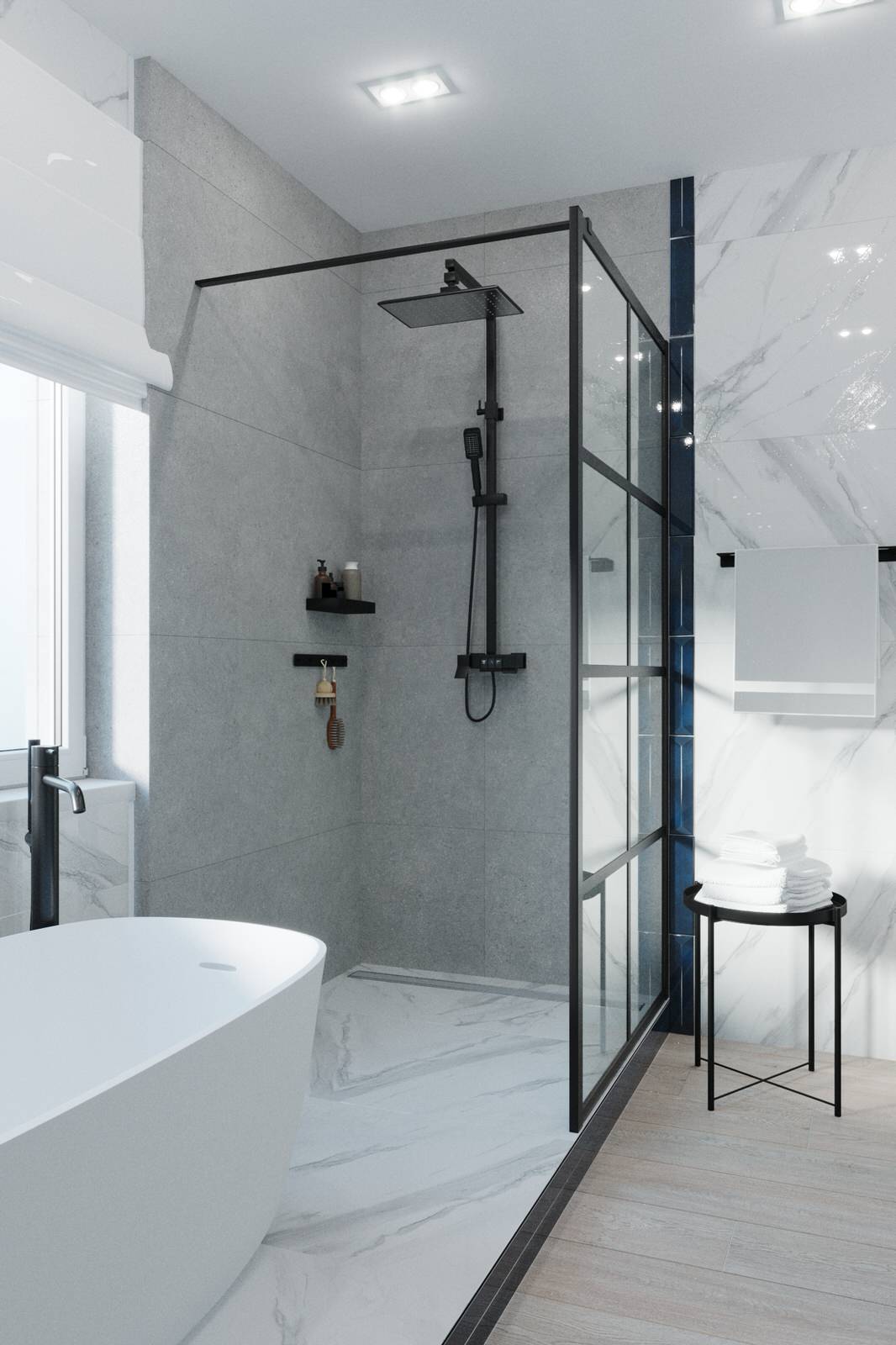 Ванная комната в загородном доме