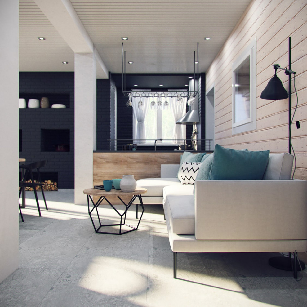 Загородный дом в сосновом лесу