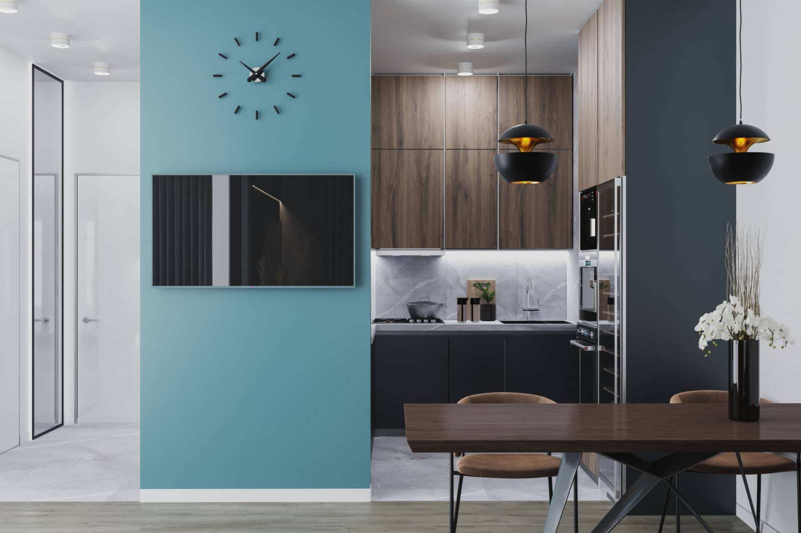 Дизайн и ремонт квартиры в ЖК «Life Кутузовский» — Квартира для холостяка