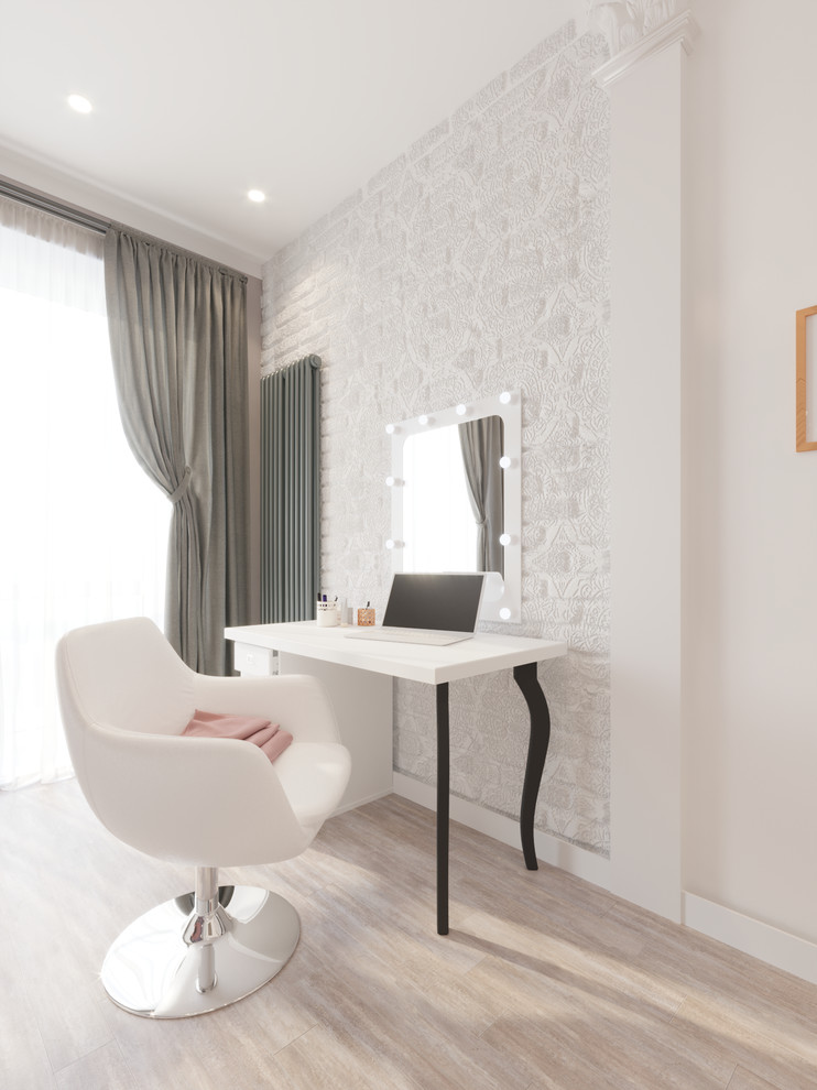 Комната девушки. Дизайн проект для многодетной семьи