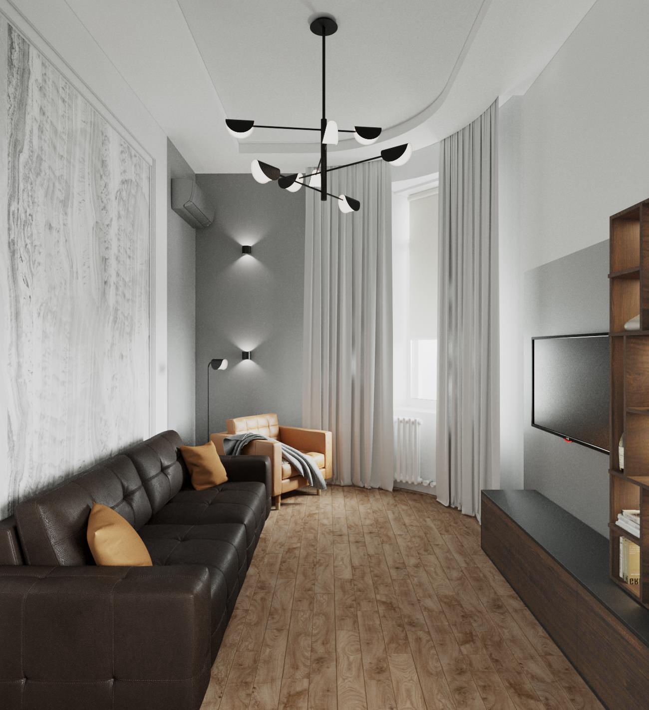 Монохромная квартира