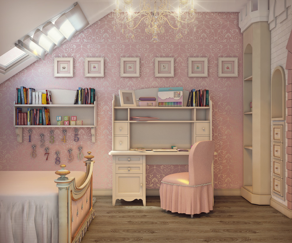 Детская для девочки (Третий этаж, мансарда)
