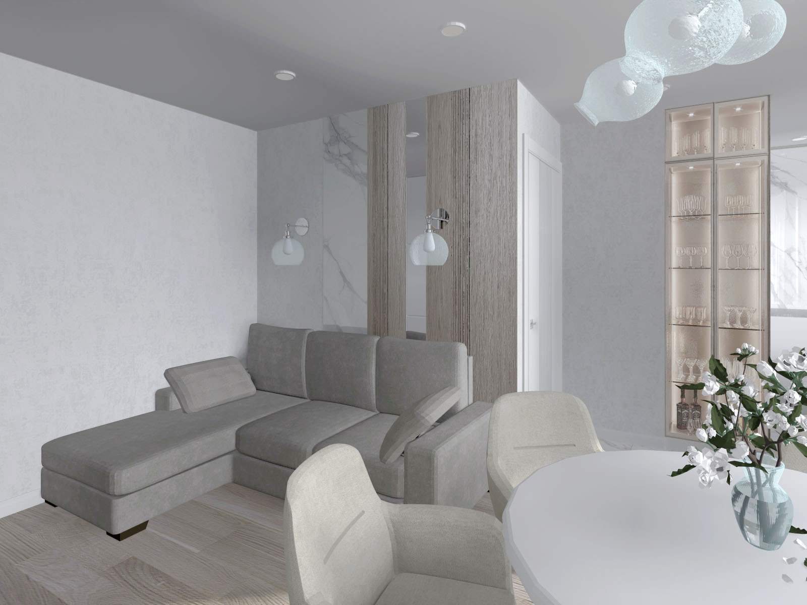 г.Владимир, мкр.Юрьевец, ул.Всесвятская, Кухня-столовая, 21 м2