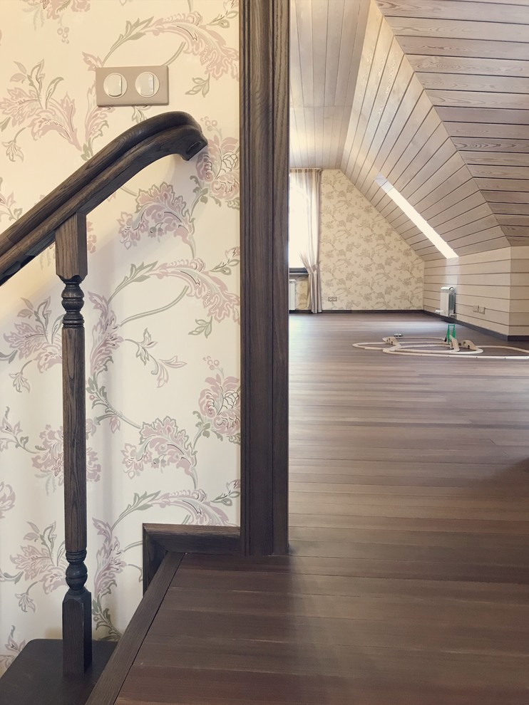 Attic In A Modern Russian Country House