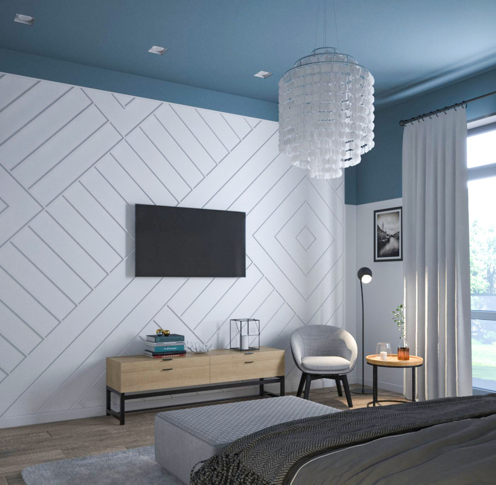 Спальня в мансарде