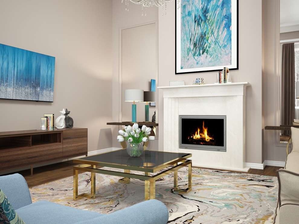 Обложка проекта: Гостиная в загородном доме.