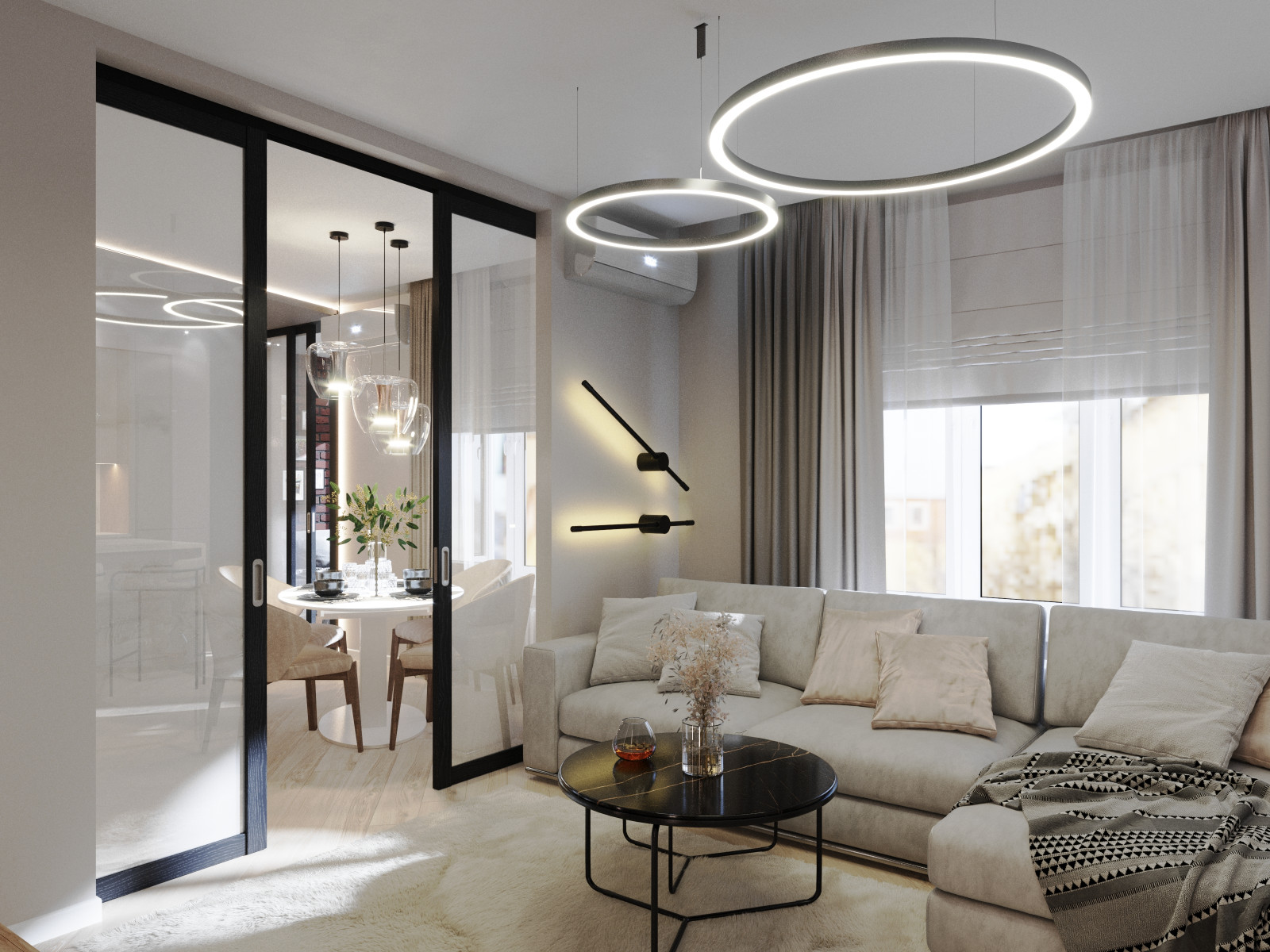 Кухня-гостиная