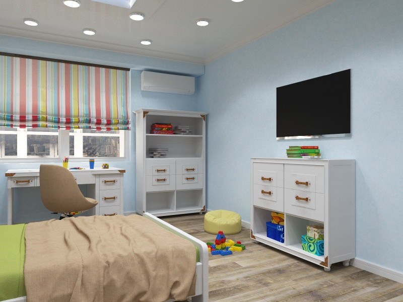 Дизайн-проект детской комнаты для мальчика