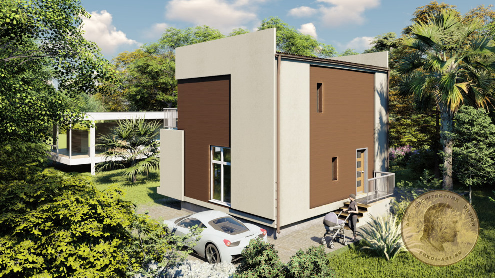 Эконом дома для Сочи (минимализм Хай-Тек)