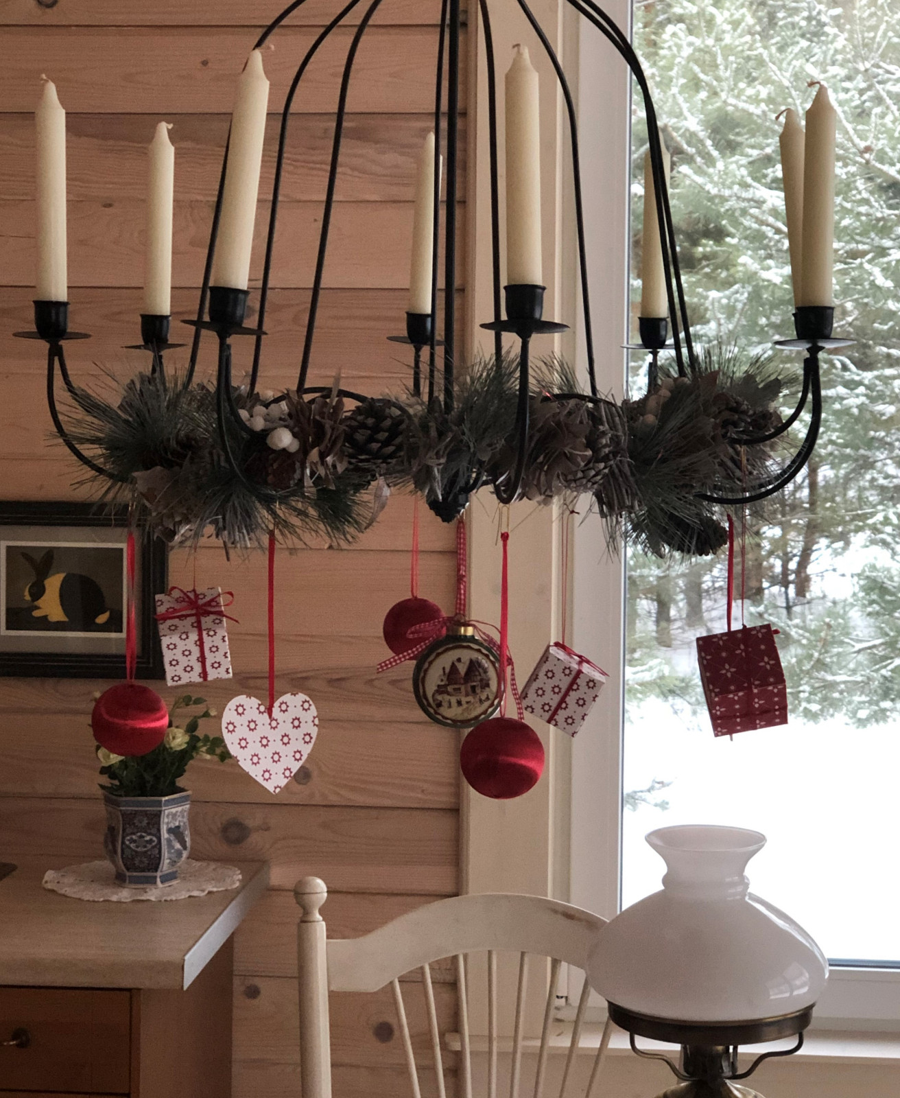 Интерьер финского деревянного коттеджа