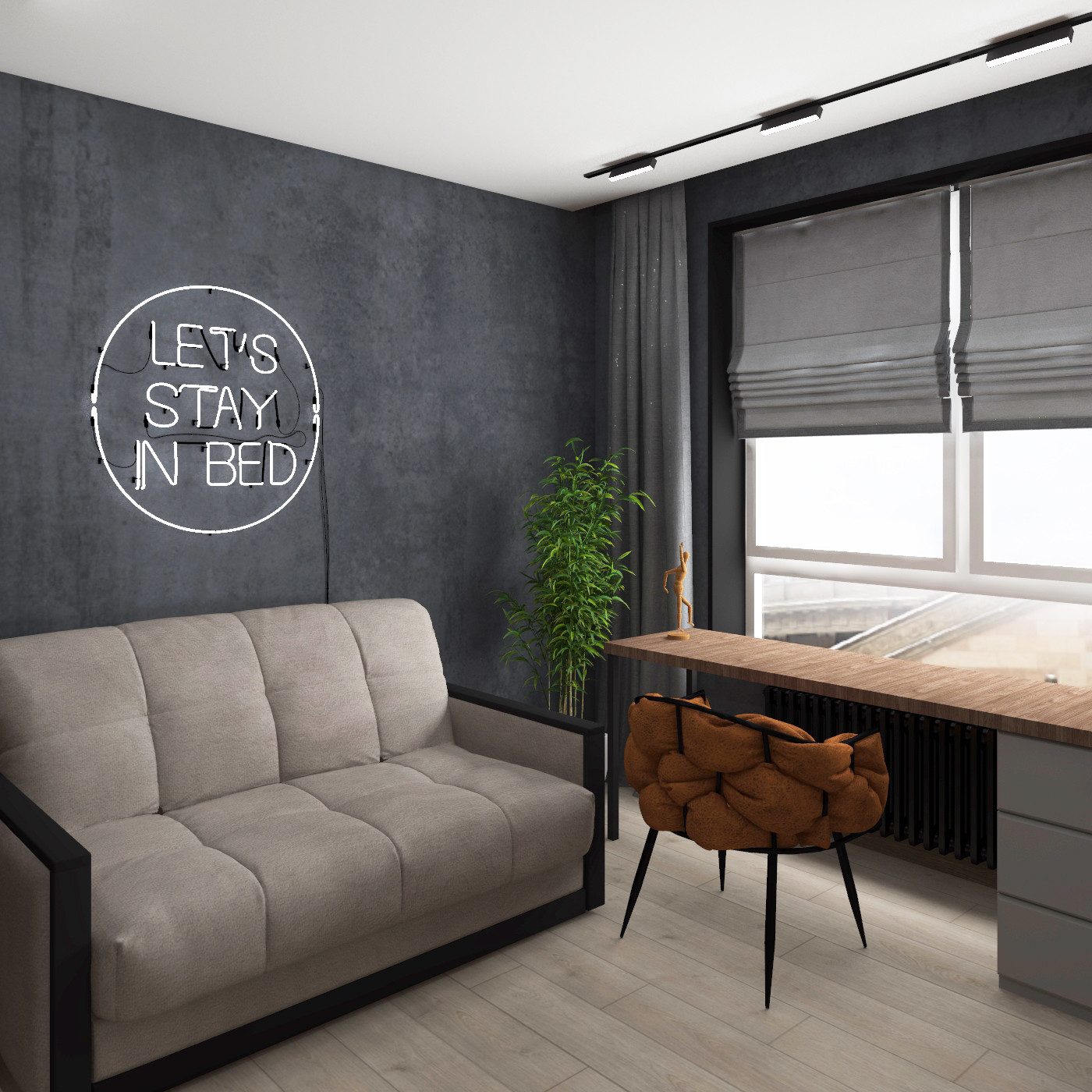 Дизайн квартиры "Эколофт"