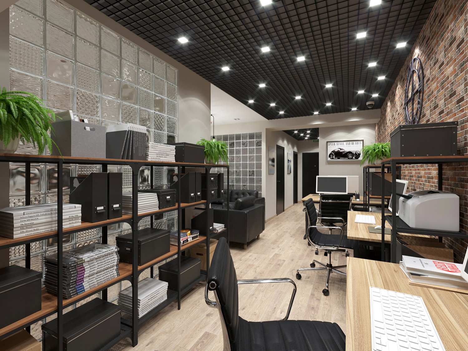 Обложка проекта: Офис в стиле Лофт