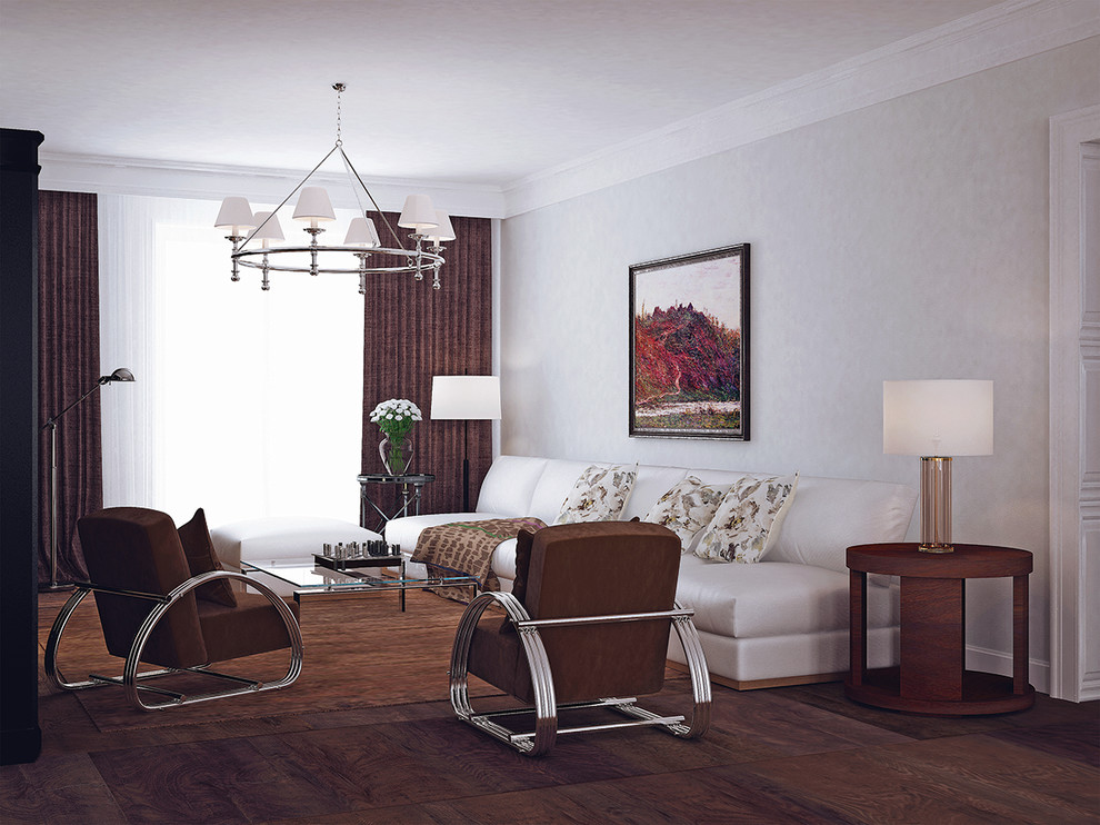 Обложка проекта: Интерьер в стиле современной классики.