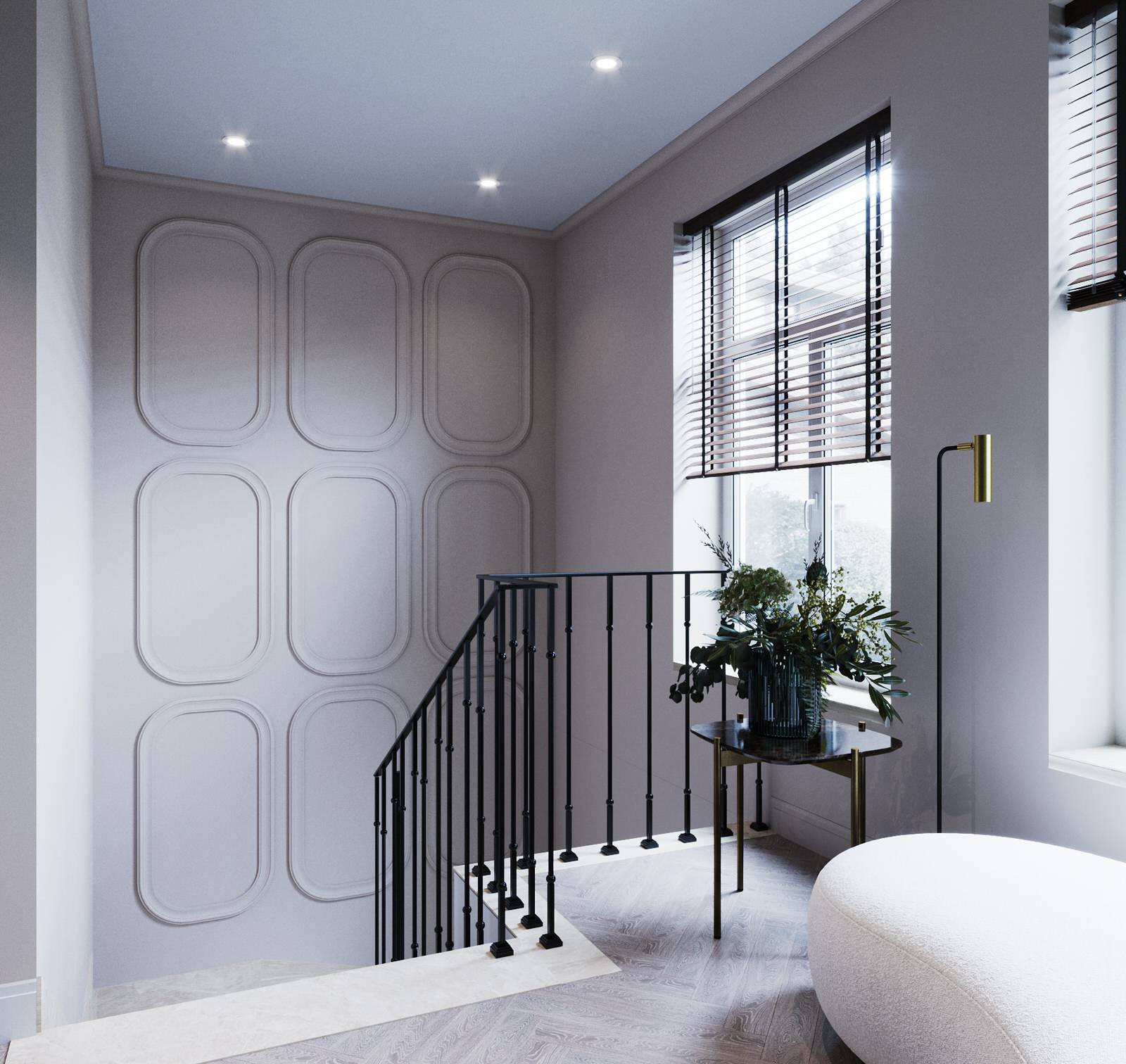 Дизайн интерьера холла частного дома